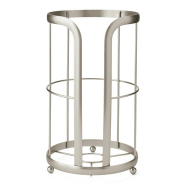 Mainstays Satin Nickel Toilet Paper Reserve Storage