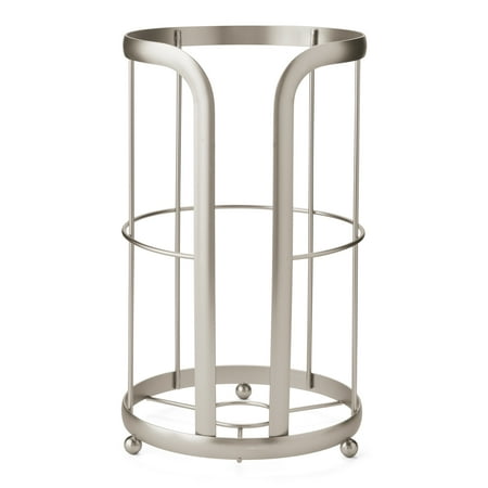Mainstays Satin Nickel Toilet Paper Reserve Storage