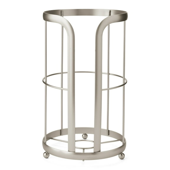 Mainstays Satin Nickel Toilet Paper Reserve Storage