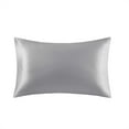 thumbnail image 1 of Mainstays Satin Pillowcase – Standard – Silver Grey – Frizz Control & Cooling Comfort – 1 Pack, 1 of 8