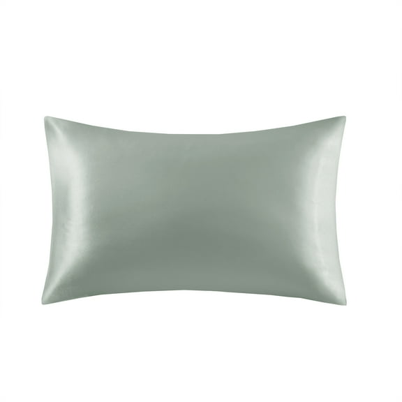 Mainstays Satin Pillowcase – Standard – Seafoam Green – Frizz Control & Cooling Comfort – 1 Pack