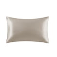 thumbnail image 1 of Mainstays Satin Pillowcase – Standard – Luxe Beige Gold – Frizz Control & Cooling Comfort – 1 Pack, 1 of 8