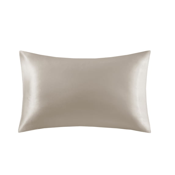 Mainstays Satin Pillowcase – Standard – Luxe Beige Gold – Frizz Control & Cooling Comfort – 1 Pack