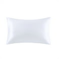 thumbnail image 1 of Mainstays Satin Pillowcase – Standard – Pure White – Frizz Control & Cooling Comfort – 1 Pack, 1 of 8