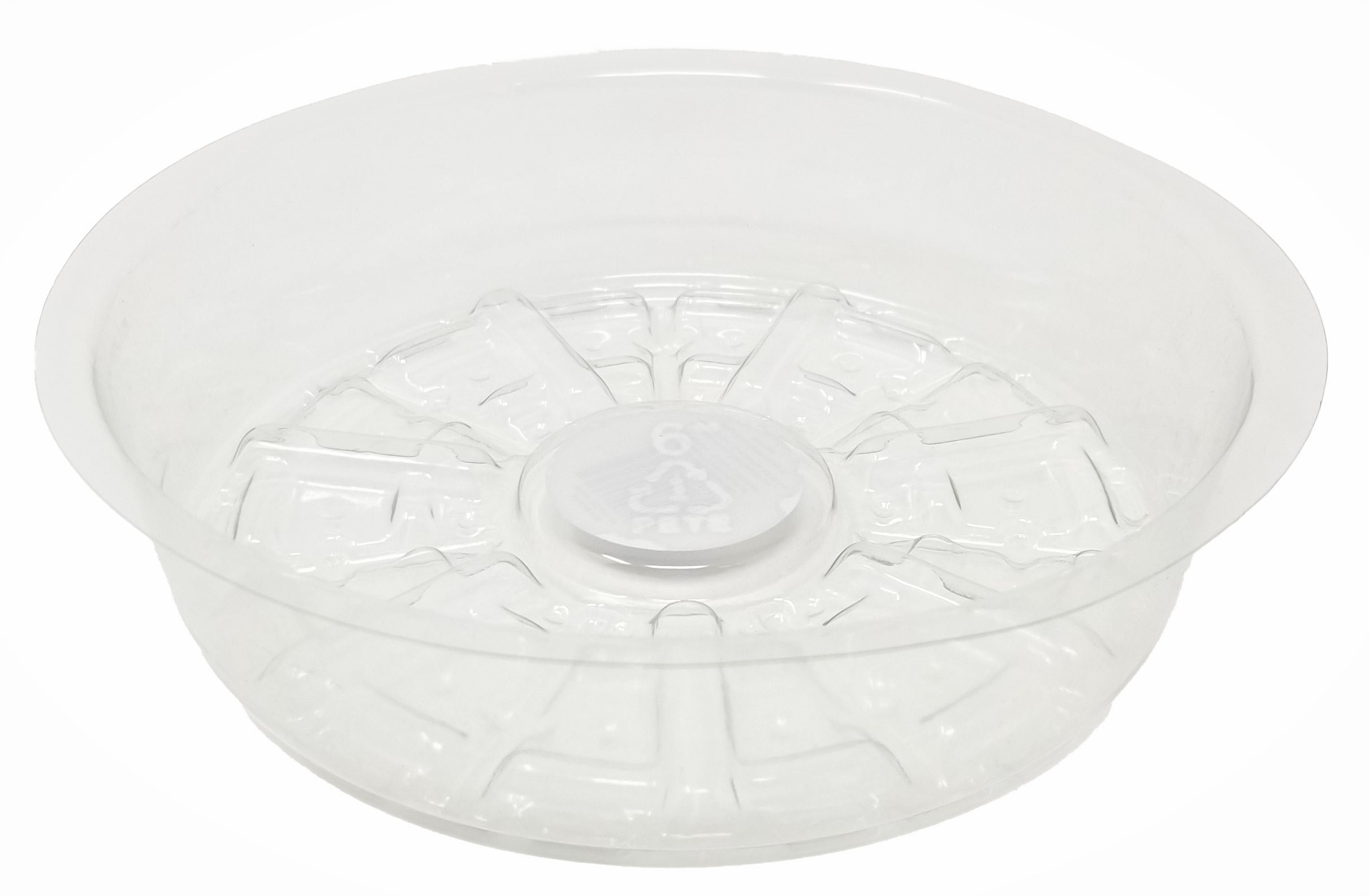 Mainstays Saucer 6 Inch Clear Plastic Round Plant Saucer
