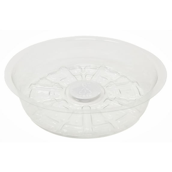 Mainstays Saucer 6 Inch Clear Plastic Round Plant Saucer