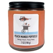 Mainstays Scented Candle Twist Lid, Peach Mango Popsicle, 7 oz. Single Wick