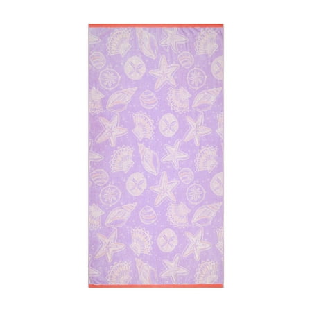 Mainstays Seashell Beach Towel, Size 72" x 36"