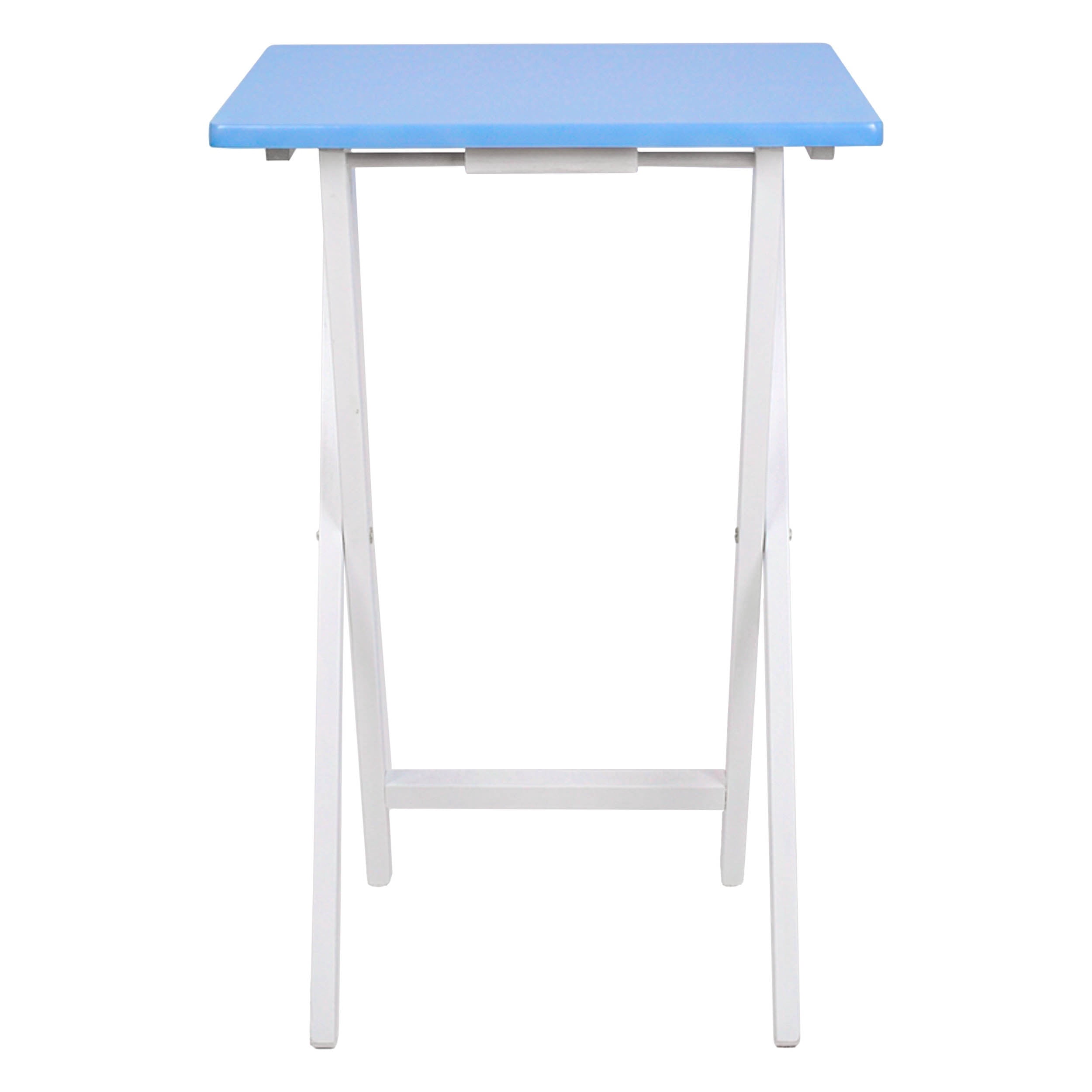 Mainstays Rubberwood Folding TV Tray Table, Seaside