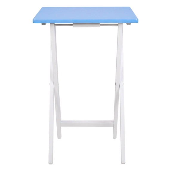 Mainstays Rubberwood Folding TV Tray Table, Seaside