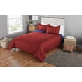 thumbnail image 1 of Mainstays Seersucker Full or Queen Solid Reversible Mini Comforter Set, 3 Piece, 1 of 4
