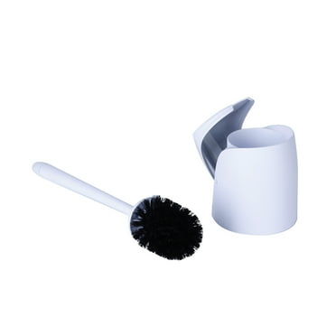 Mainstays Self Closing Plastic Toilet Brush, White