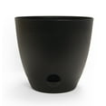 thumbnail image 1 of Mainstays Self-Watering 14in Resin Black Planter, 1 of 7