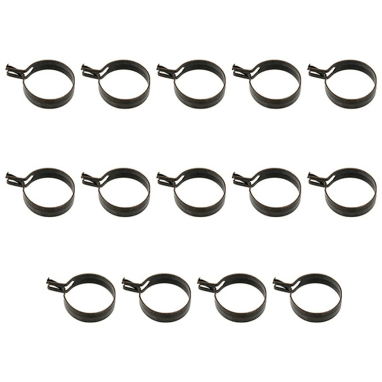 Amazing Drapery Hardware Cafe Curtain Ring Clips, 1 1/4 inch, 12 Pack
