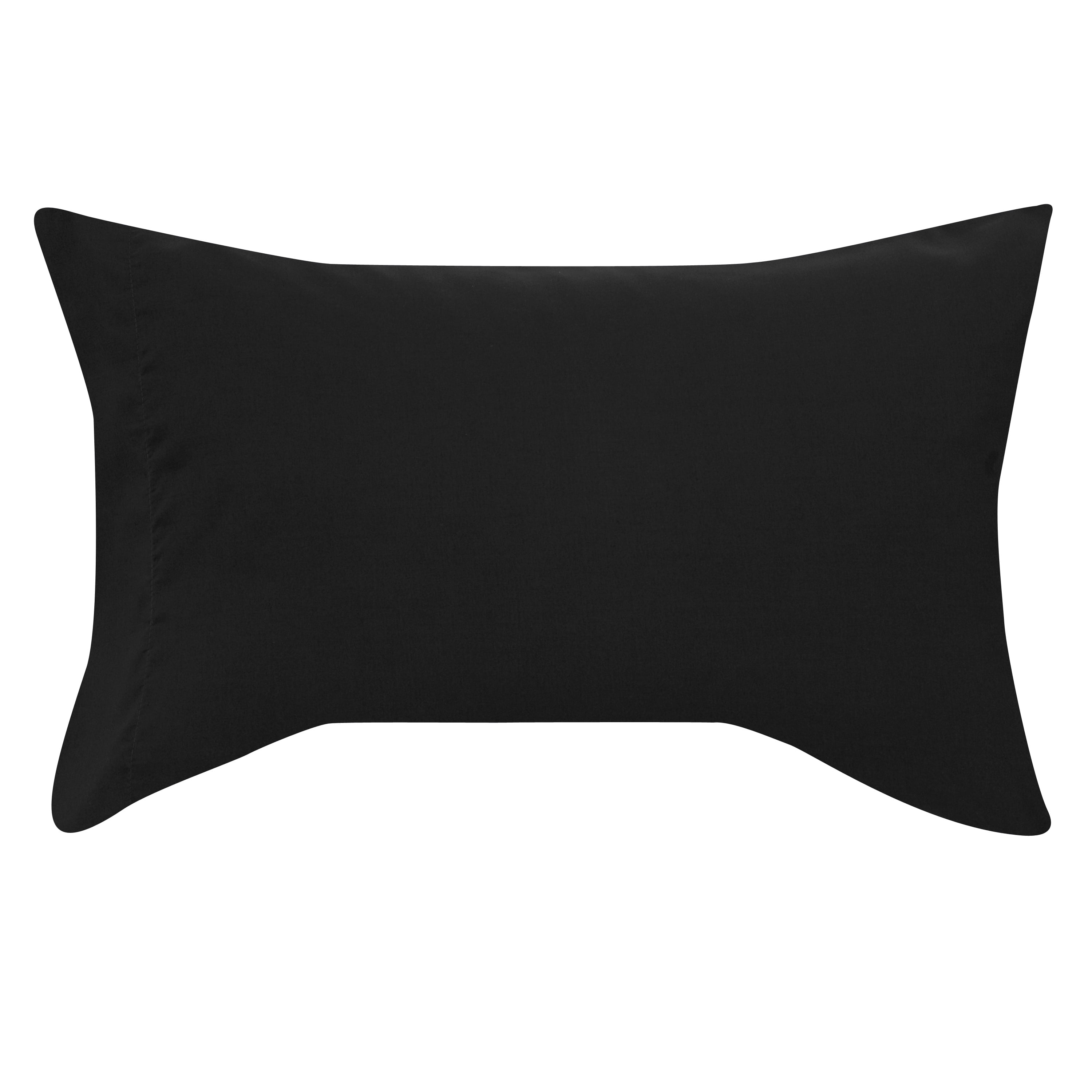 Mainstays Sheet Set (Twin/Twin XL Black) + 2 Free Standard Pillowcases