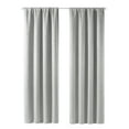 thumbnail image 1 of Mainstays Shimmer Rod Pocket 99% Blackout Curtains, Set of 2, Gray, 37" W x 108" L, 1 of 5