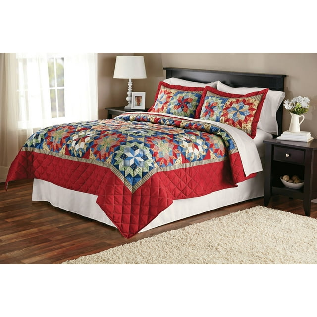 Mainstays Shooting Star Classic Patterned Quilt - Walmart.com