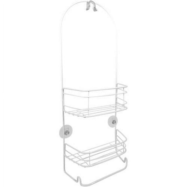 Mainstays Over-the-Shower Caddy with 1 Shelf - White - 1 Each