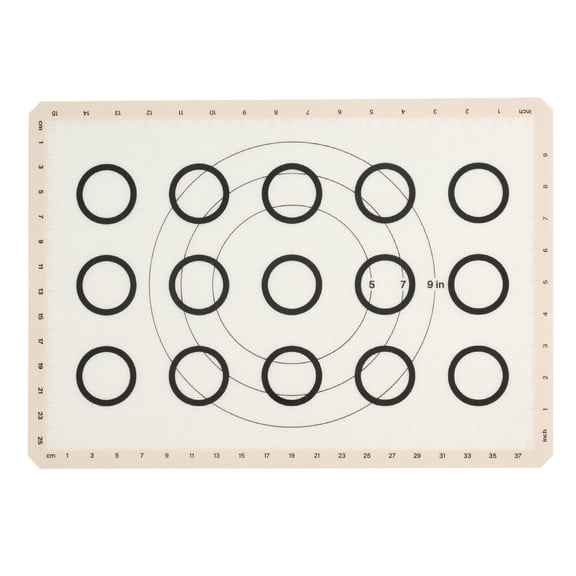 Mainstays Silicone Baking Mat with Measurement Guides, 15.75 x 11.81 inches, BPA-Free