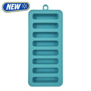 Mainstays Silicone Water Bottle Ice Cube Tray, Blue
