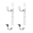 Mainstays Silver Aluminum Pool Safety Hooks for Storage 2 per Pack