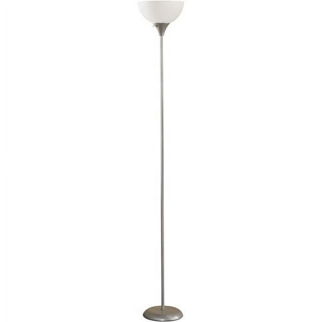 Mainstays Silver Floor Lamp with CFL Bulb, HW-F1171SLV-CA