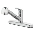 Mainstays Single Handle Kitchen Sink Faucet with PullOut Sprayer and