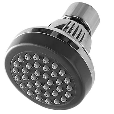 Mainstays Single Setting Shower Head in Chrome with Rub-Clean Nozzles