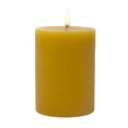 thumbnail image 1 of Mainstays Single-Wick 3 in x 4 in Pillar Candle, Unscented, Orange, 1 of 7
