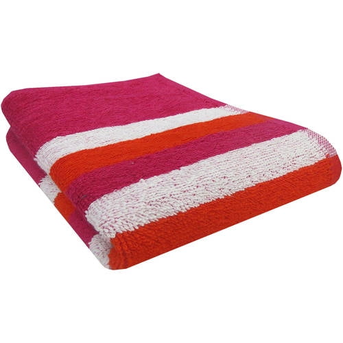 Cherry Red Striped Brittany Hand Towel — Maison Midi