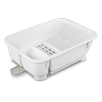 Mainstays Sink Set, Space-efficient, Self-Draining with Retractable Spout, White
