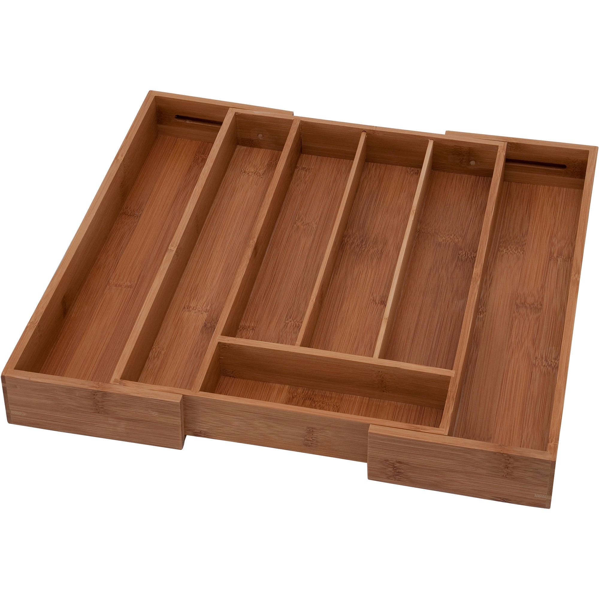 Mainstays Small Bamboo Expandable Cutlery Tray