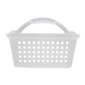 Mainstays Small Portable Shower Caddy Frost Plastic