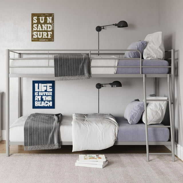 Mainstays Small Spaces TwinoverTwin Low Profile Junior Bunk Bed