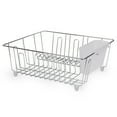 thumbnail interactive-video image 1 of Mainstays Small Wire Dish Rack - Chrome - 14.17" W x 12.64" L x 5.67" H, 1 of 10