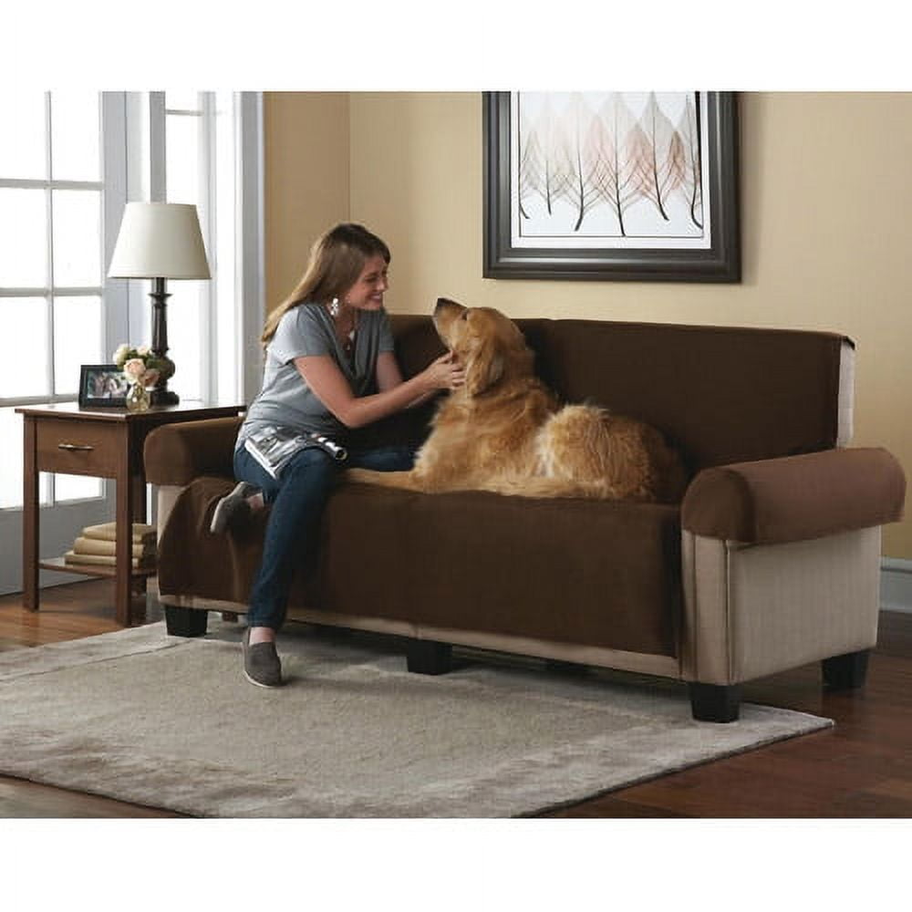 Mainstays Sofa Couch Furniture Cover Protector, 3 Piece