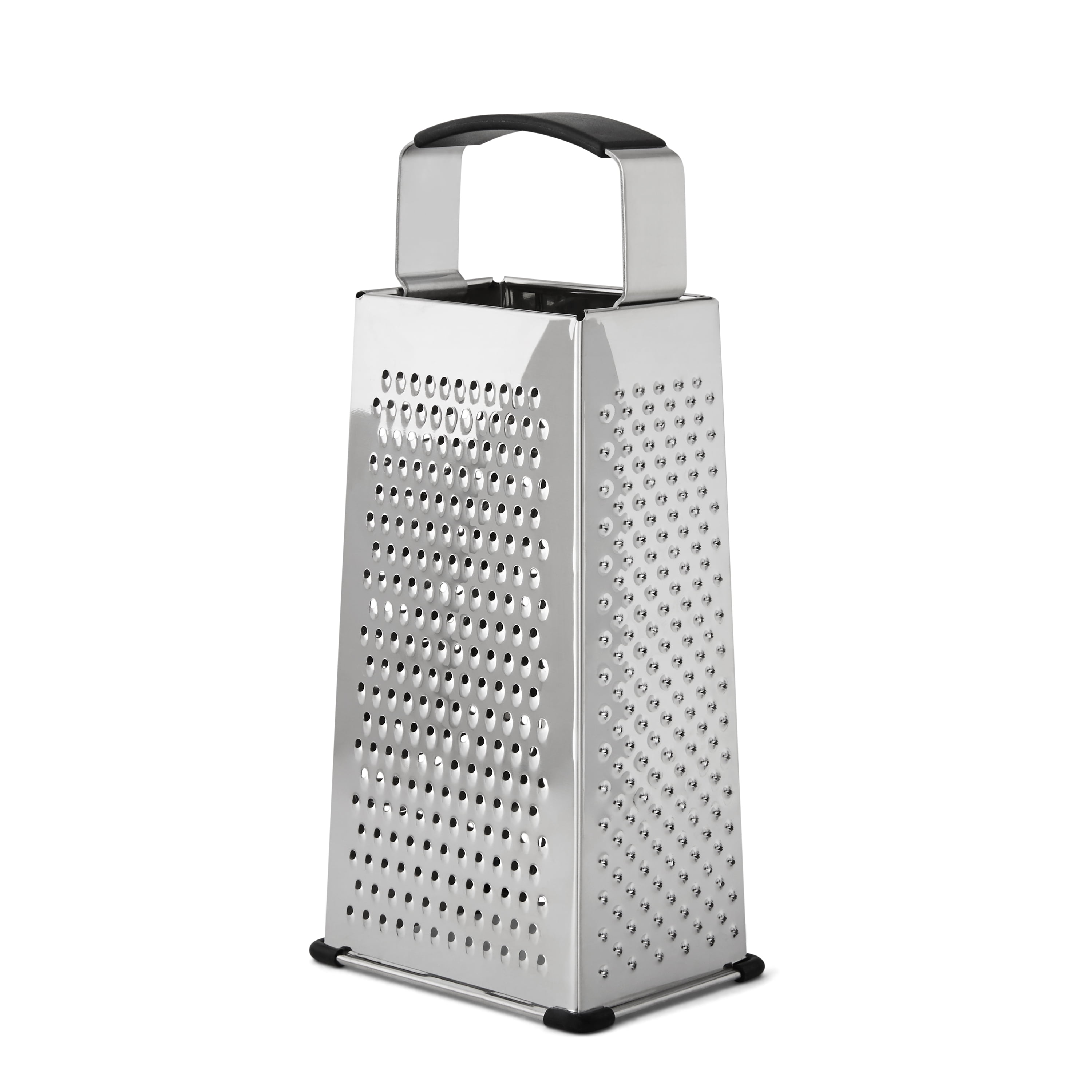 Mainstays Rotary Cheese Grater with Removable Stainless Steel Barrel, White  