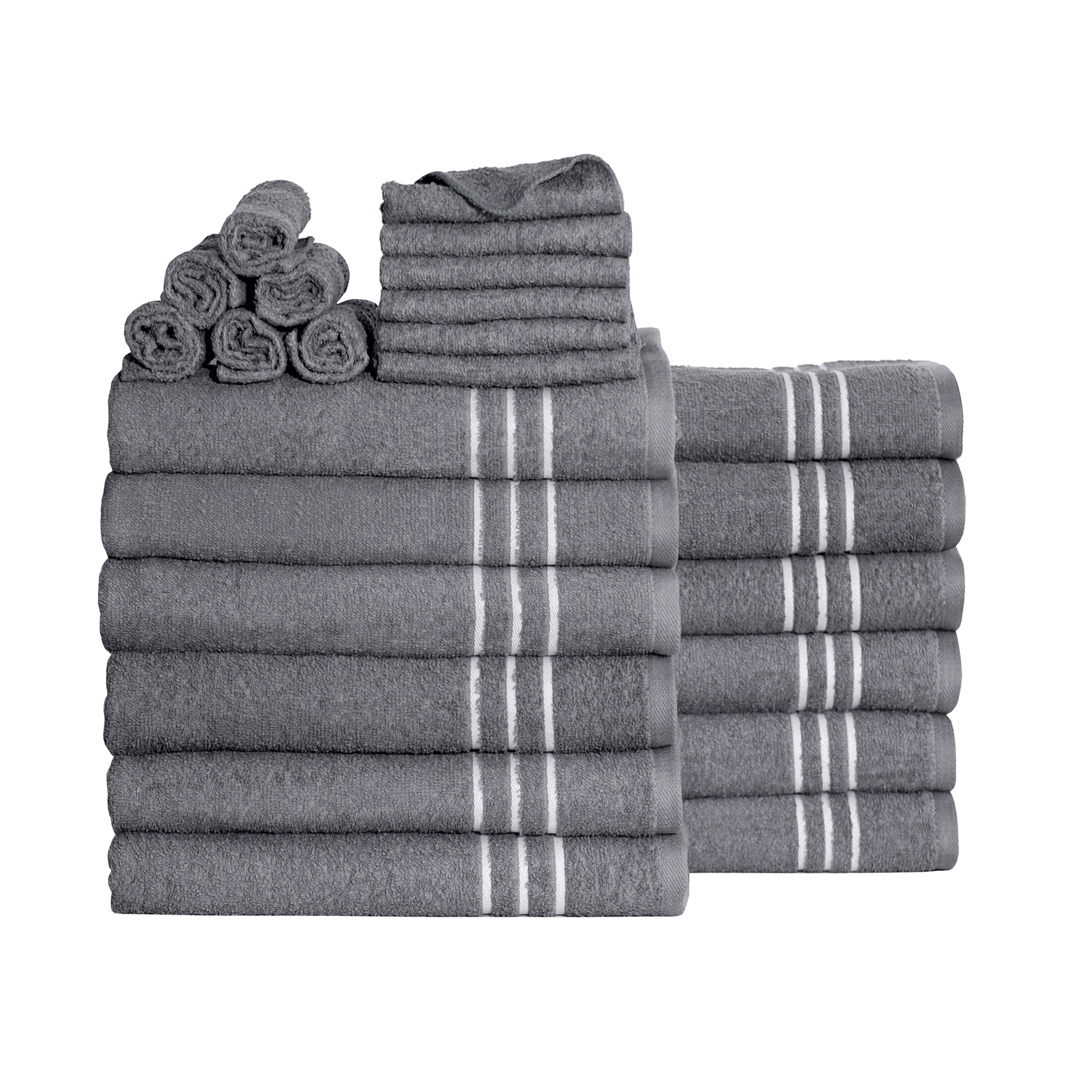 24 piece bath towel set new arrivals