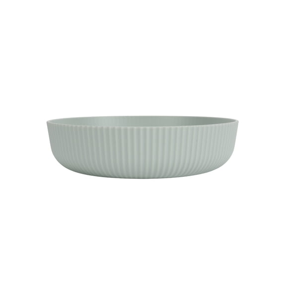 Mainstays - Soft Sea Green Eco-Friendly Recycled Plastic Dinner Bowl, 43-Ounce