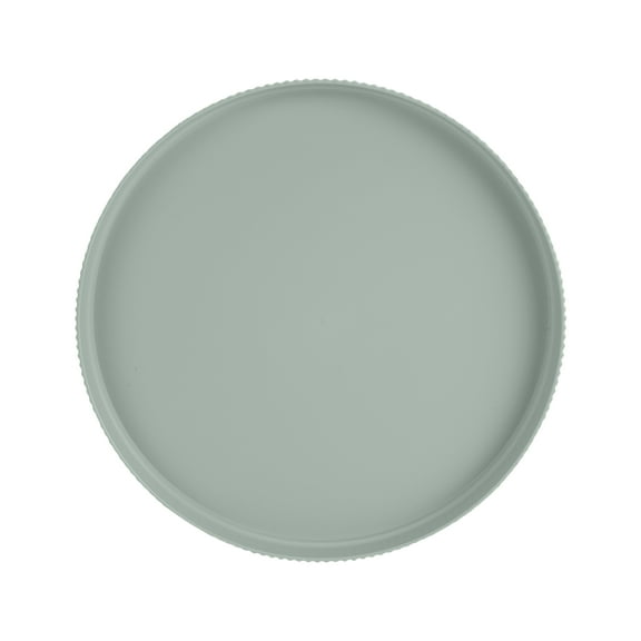 Mainstays Eco-Friendly Recycled Plastic Dinner Plate, Soft Sea Green, 10"