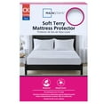 Mainstays Soft Terry Waterproof Fitted Mattress Protector, California King