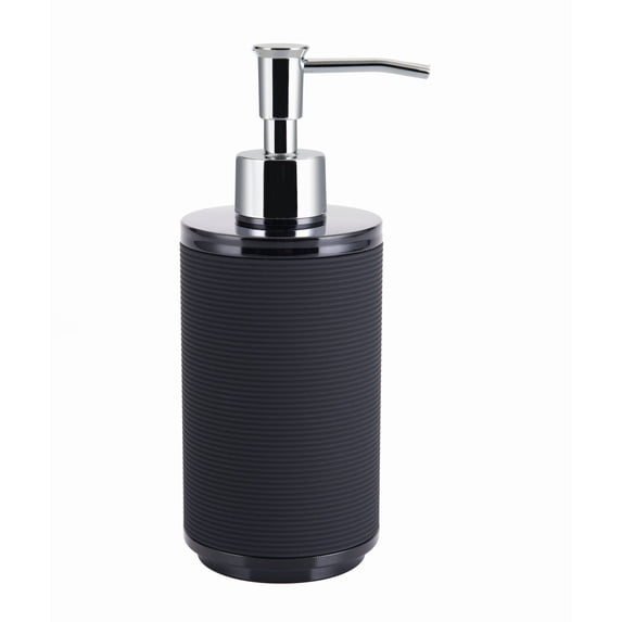 Mainstays Soft Touch Black Lotion Pump with Textural Ribbed Design