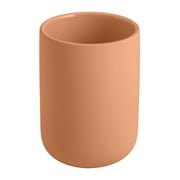 Mainstays Soft Touch Ceramic Toothbrush Holder, Terracotta Finish, Adult