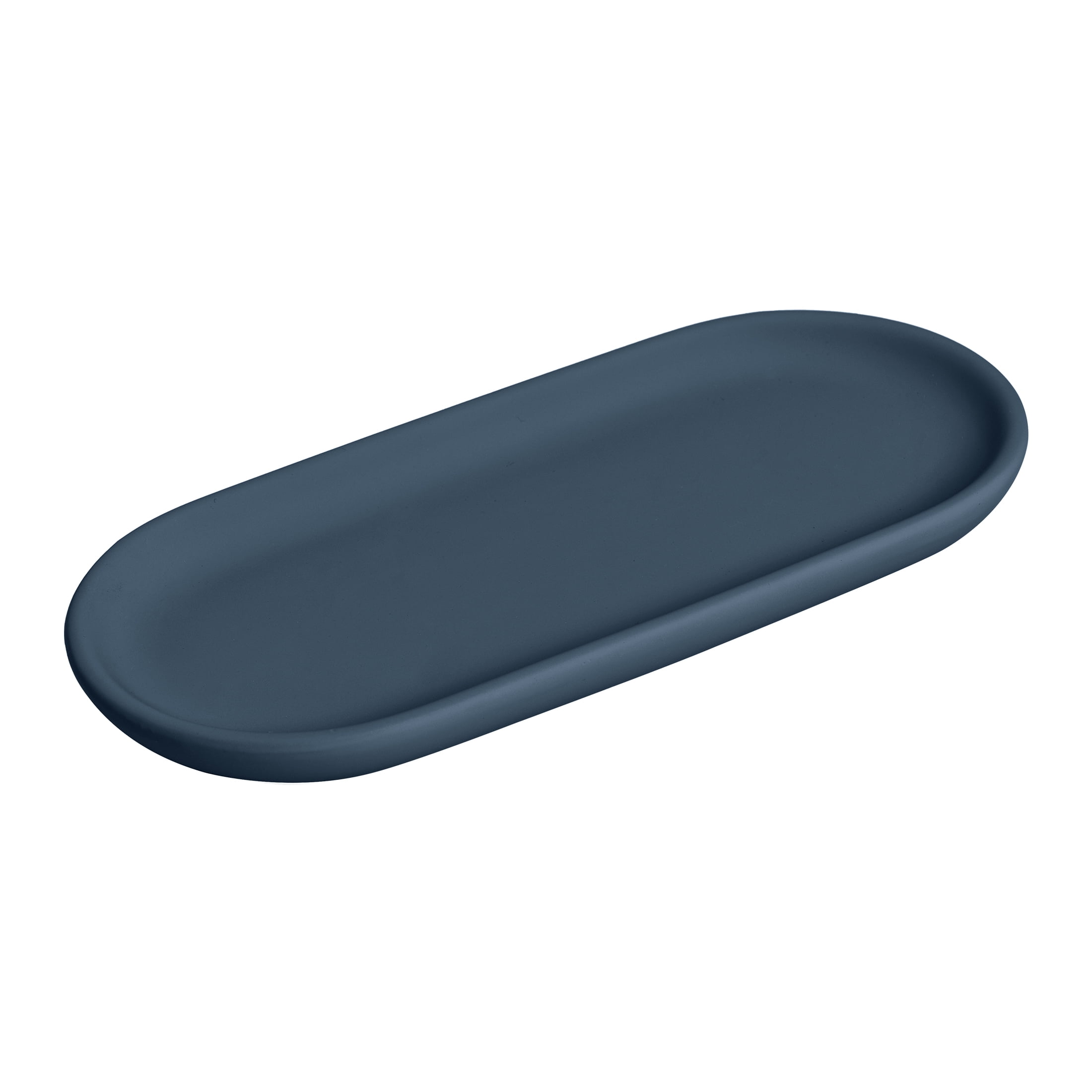 Mainstays Blue Stoneware Ceramic Serving Platter - Walmart.com