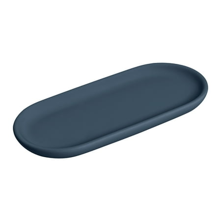 Mainstays Soft Touch Ceramic Tray, Blue