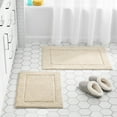 thumbnail interactive-video image 1 of Mainstays Soft Touch Cream Polyester Tufted 2-Piece Bath Rug Set, 20" x 30" & 17" x 24", 1 of 7