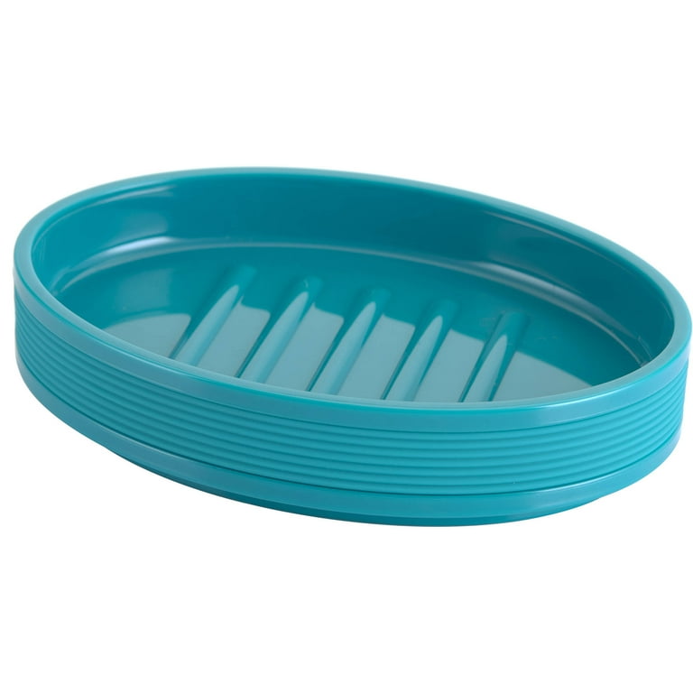 Mainstays Soft Touch Teal Soap Dish 1 Each Walmart