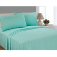 thumbnail image 1 of Mainstays Soft Wrinkle Resistant Microfiber Queen Mint Sheet Set, 1 of 5