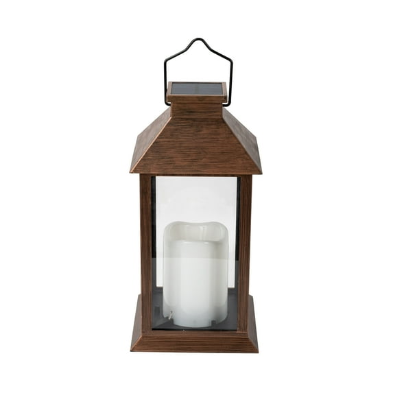Mainstays Solar Lantern Bronze