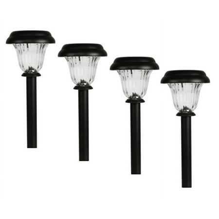 Mainstays Solar Outdoor Integrated LED 5-Lumen Landscape Pathway Light (4-Pack)